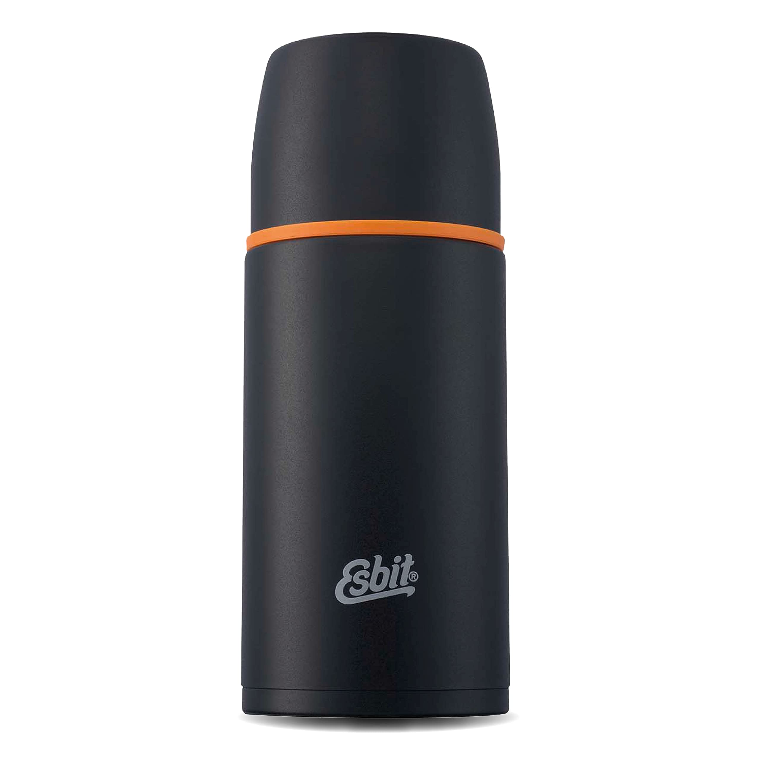 Esbit Stainless Steel Vacuum Insulated Water Bottle - 18oz Double Wall Thermos with Leakproof Mug Lid - Perfect for Hiking, Camping & Office Use