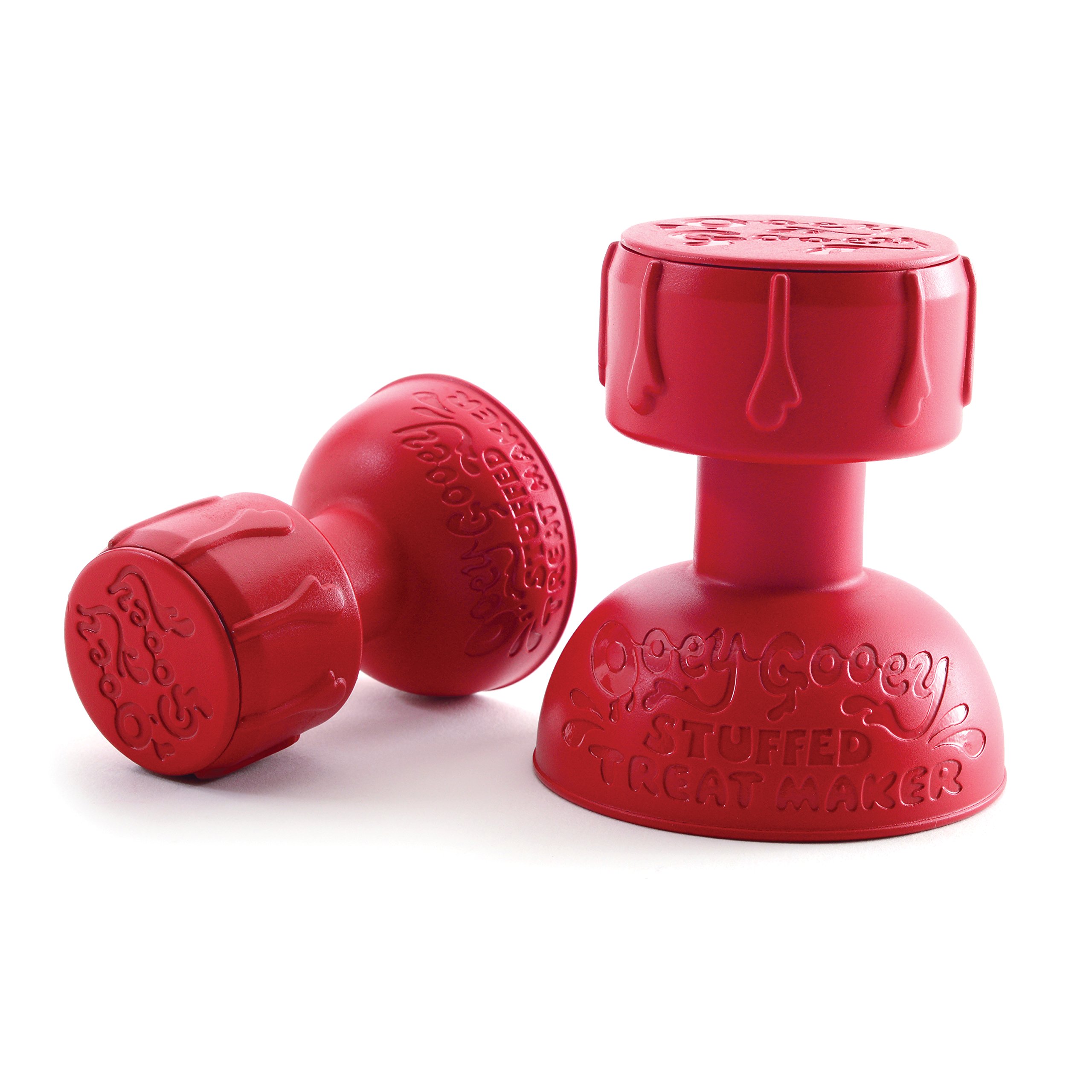 Norpro Ooey Gooey Stuffed Treat Maker Set of 2 - Red Non-Stick Dessert Press for Stuffed Cookies, Pancakes & Pastries - Perfect for Home Baking & Party Treats