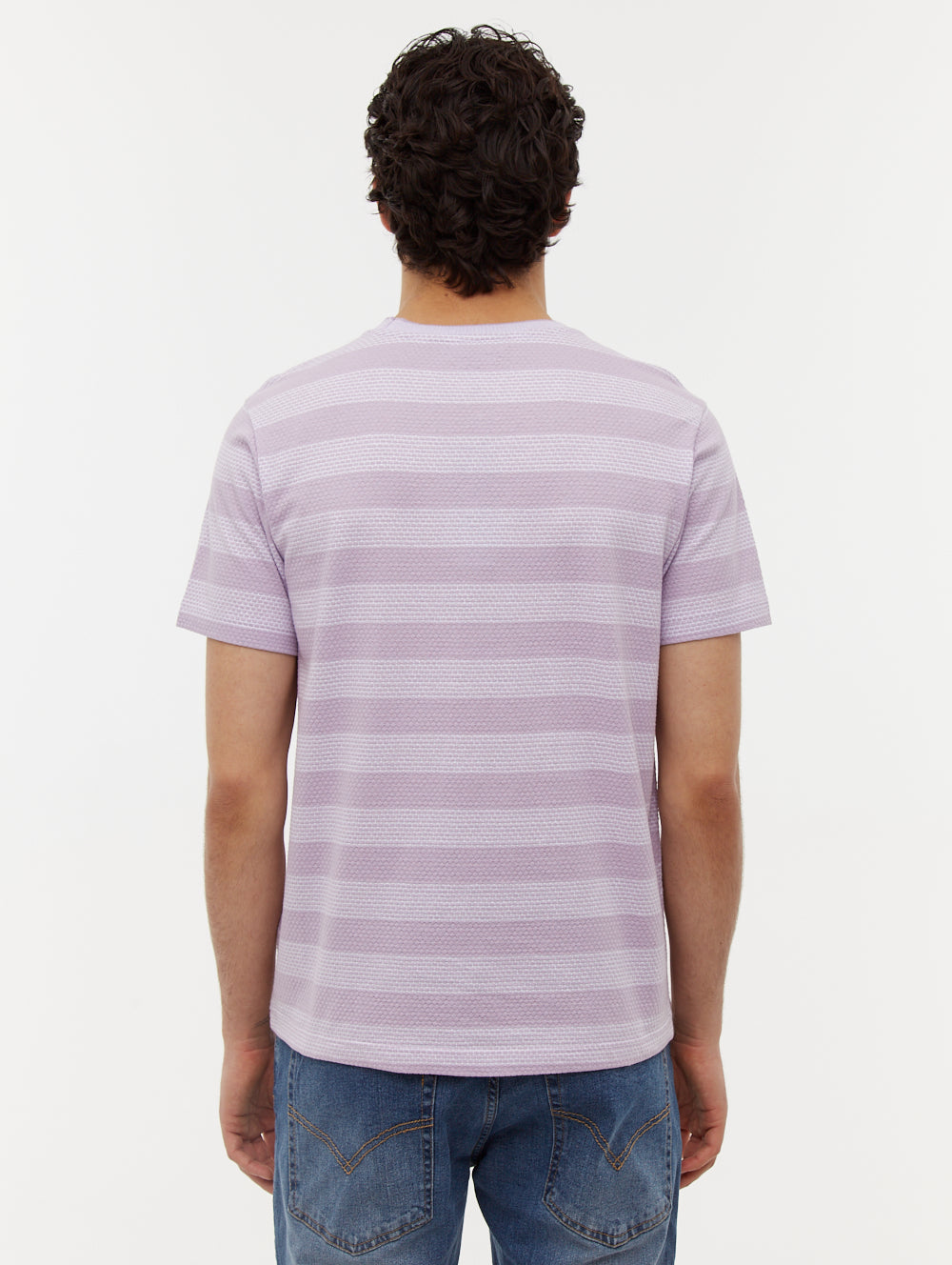 Pendari Block Stripe T-Shirt for Men - Casual Short Sleeve Cotton Tee for Everyday Wear, Street Style & Summer Outfits