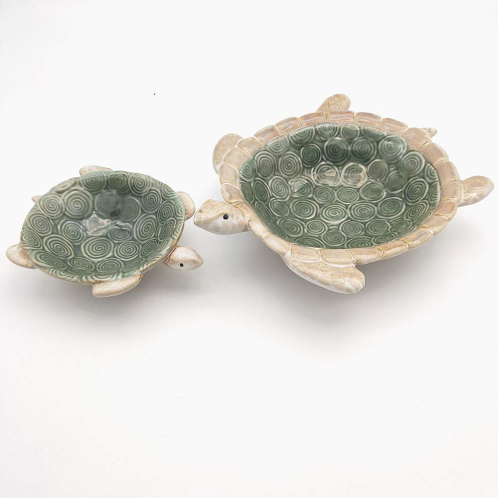 Ceramic Jewelry Dish Tray - Turtle Shaped Key Holder & Vanity Organizer | Decorative Ring Bowl, Key Bowl & Trinket Tray for Home Decor | Perfect for Jewelry Storage, Key Organization & Bathroom Vanity