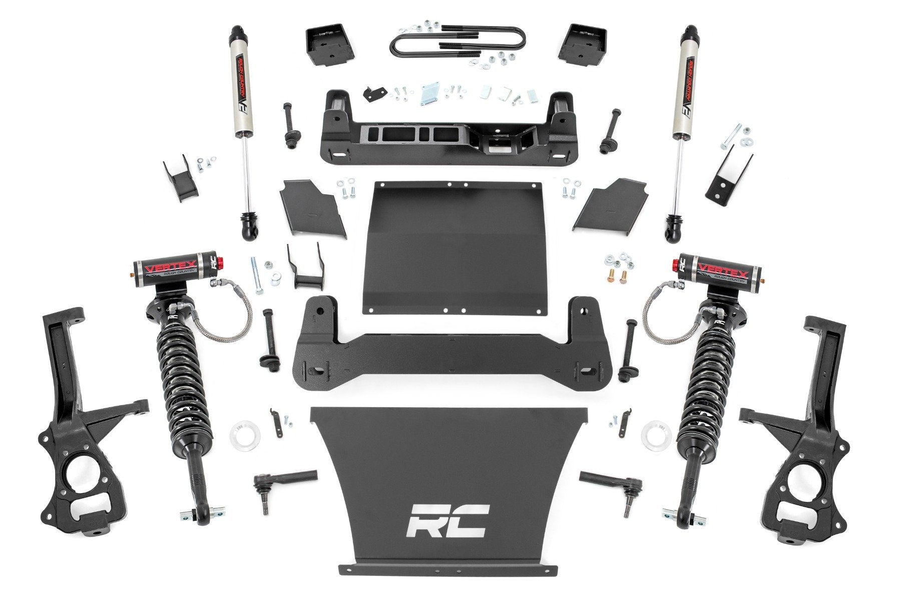 6 Inch Lift Kit for Chevy Silverado 1500 (2025) - Mono Leaf Rear Suspension & Vertex/V2 System (Part# 21657_A) | Off-Road Upgrade for Enhanced Ground Clearance & Towing Performance