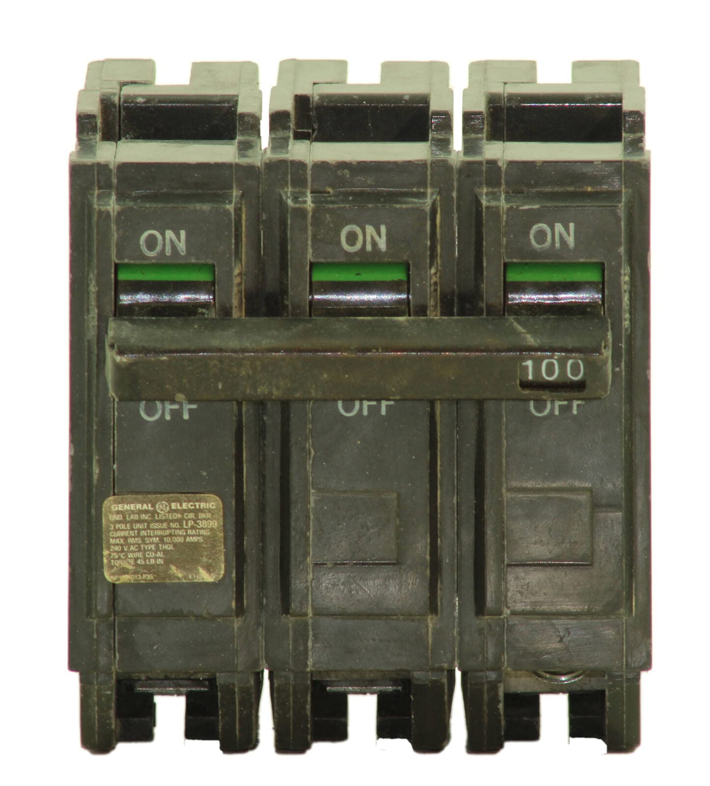 General Electric THQL32100 Plug-In Circuit Breaker - Residential & Light Commercial Use for Electrical Panels & Home Safety
