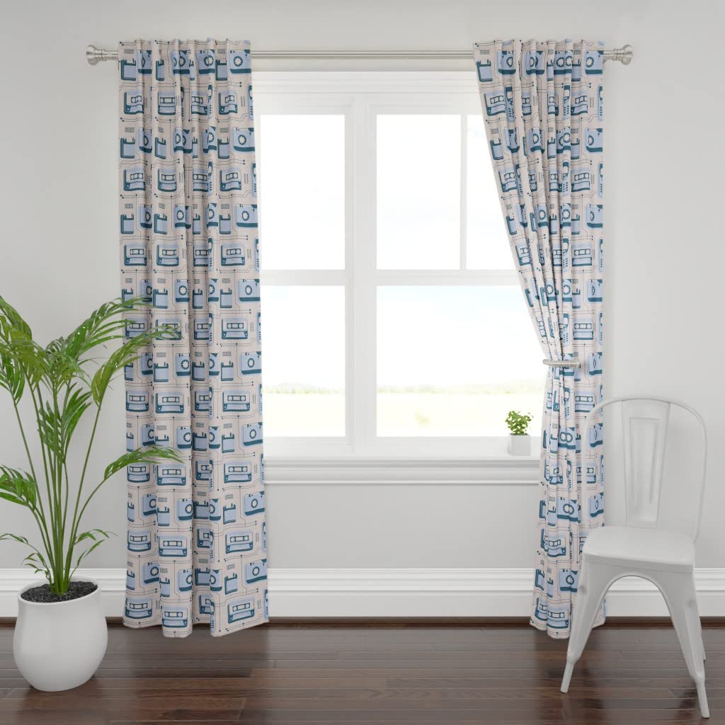 Custom Spoonflower Curtain Panel 96