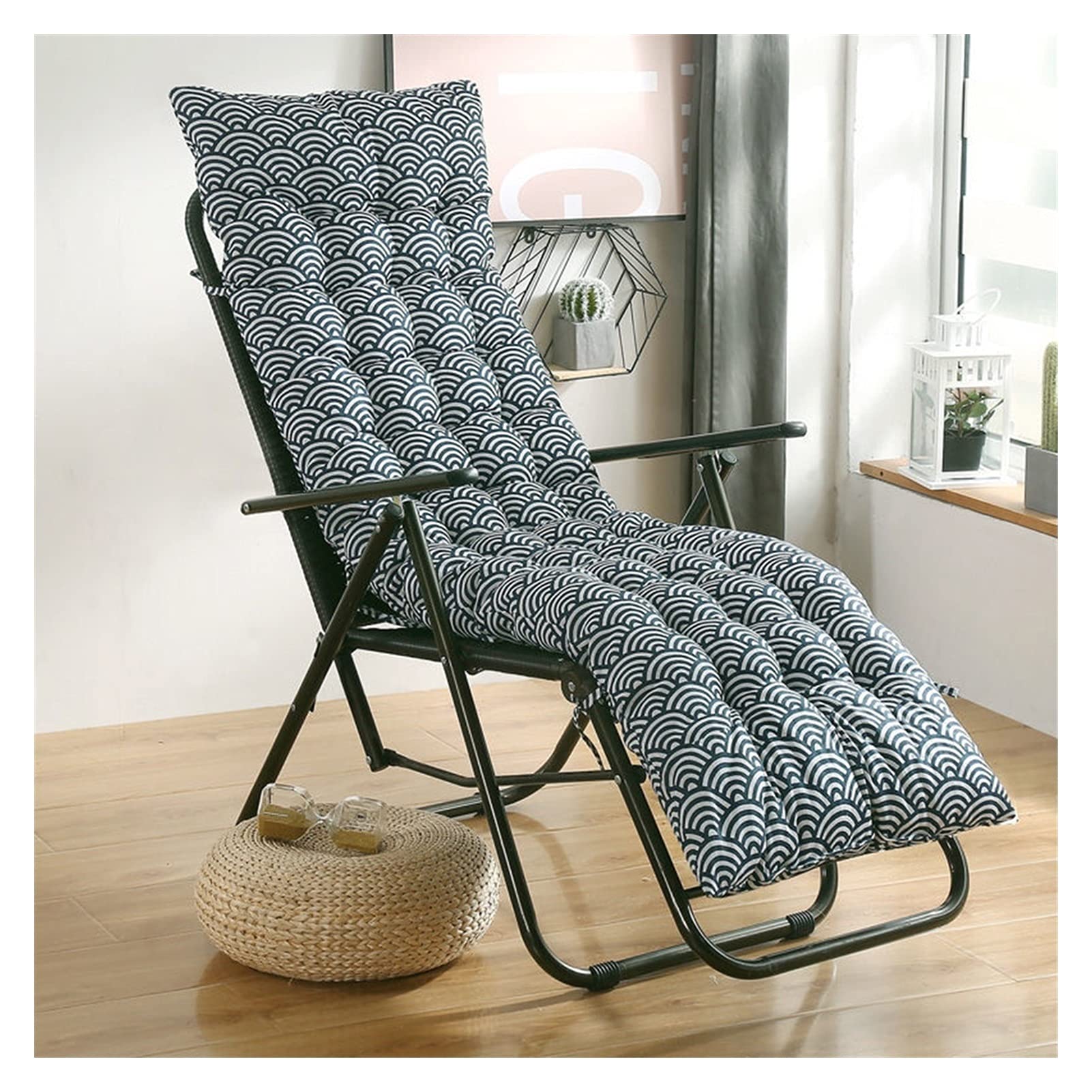 Premium Thick Patio Bench Cushion with Ties - 48