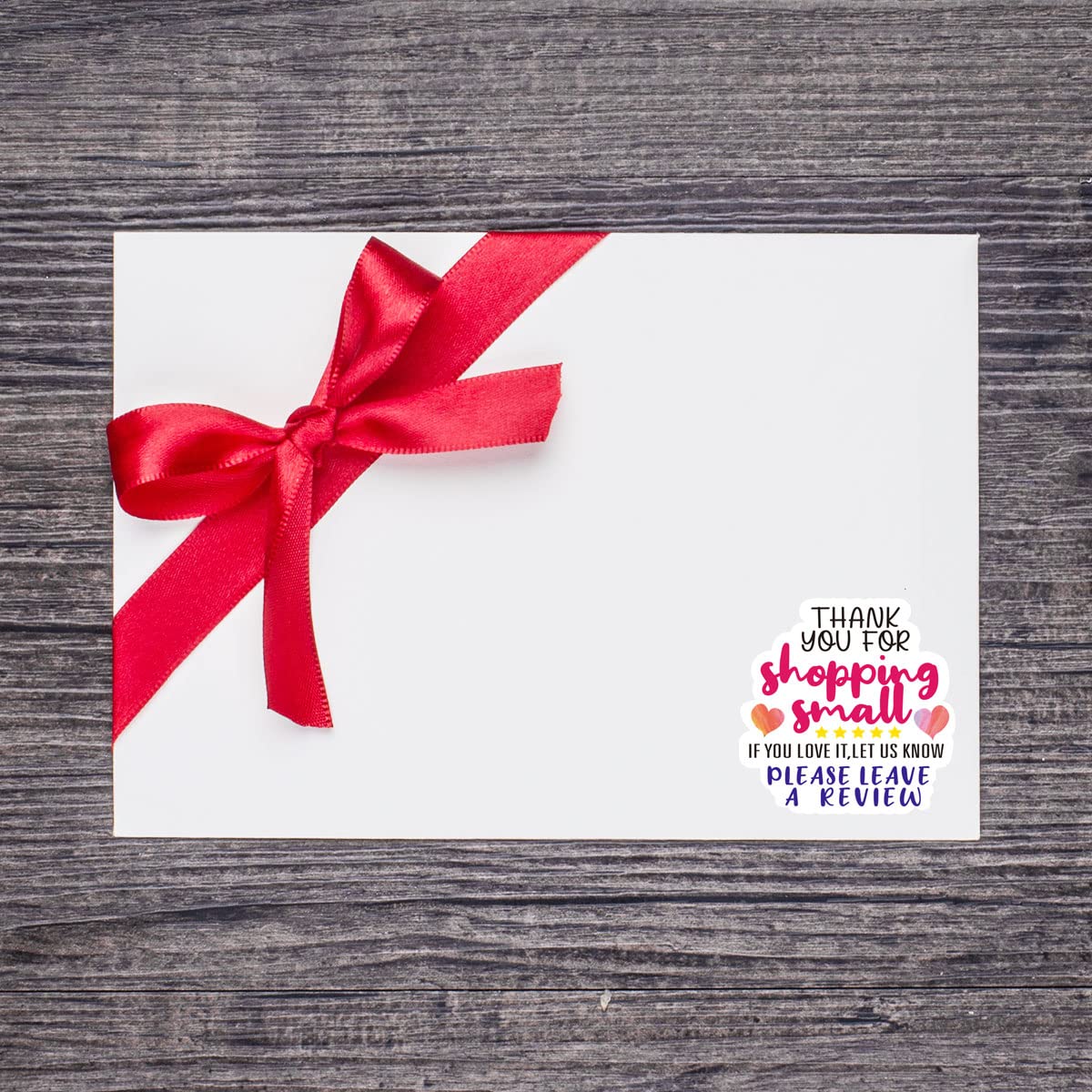 Handmade Thank You Stickers - 500 Labels Roll for Small Business | Gift Packaging & Retail