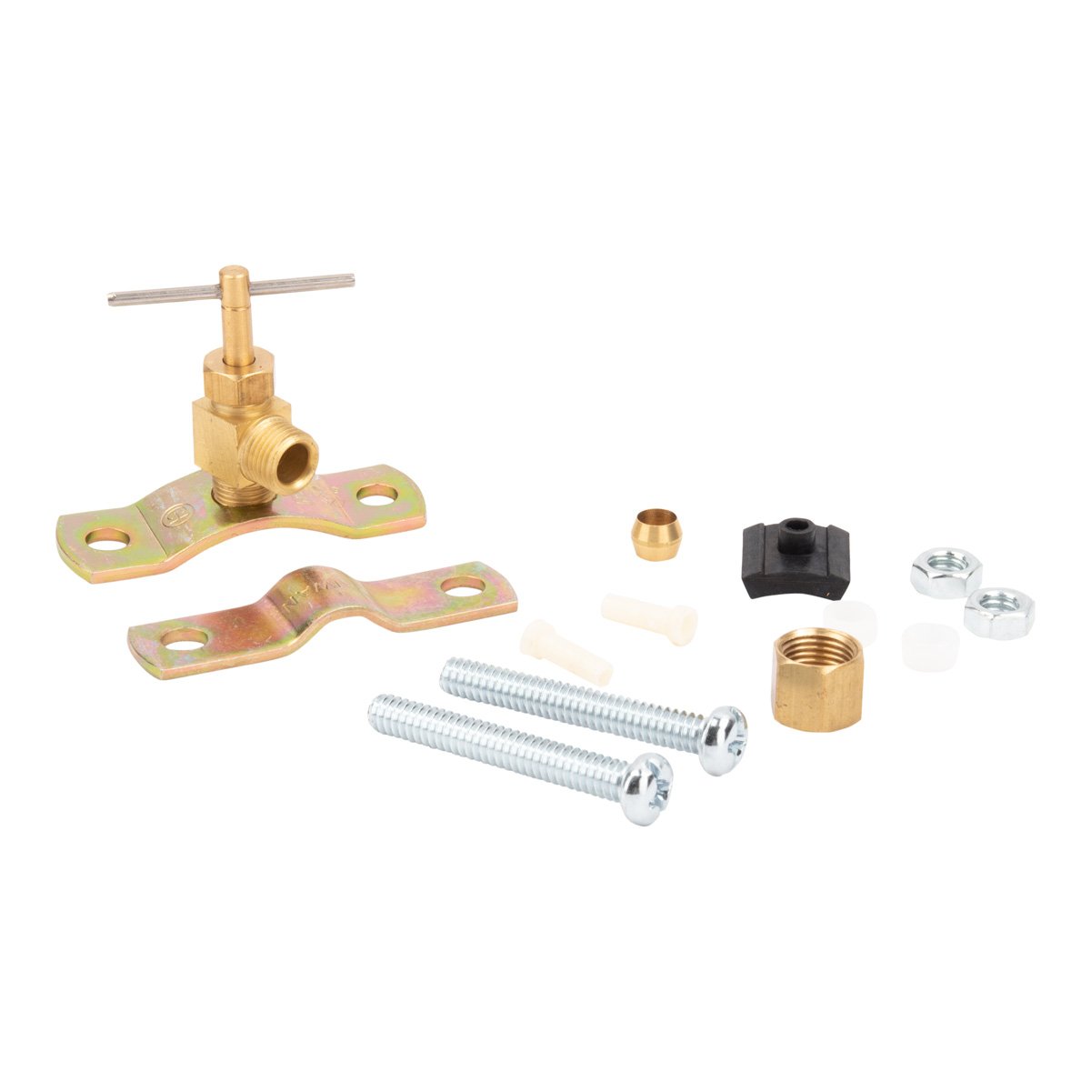 PEX Ice Maker Installation Kit – 25ft Flexible Tubing for Refrigerator Water Lines with Self-Piercing Saddle Valve, 1/4