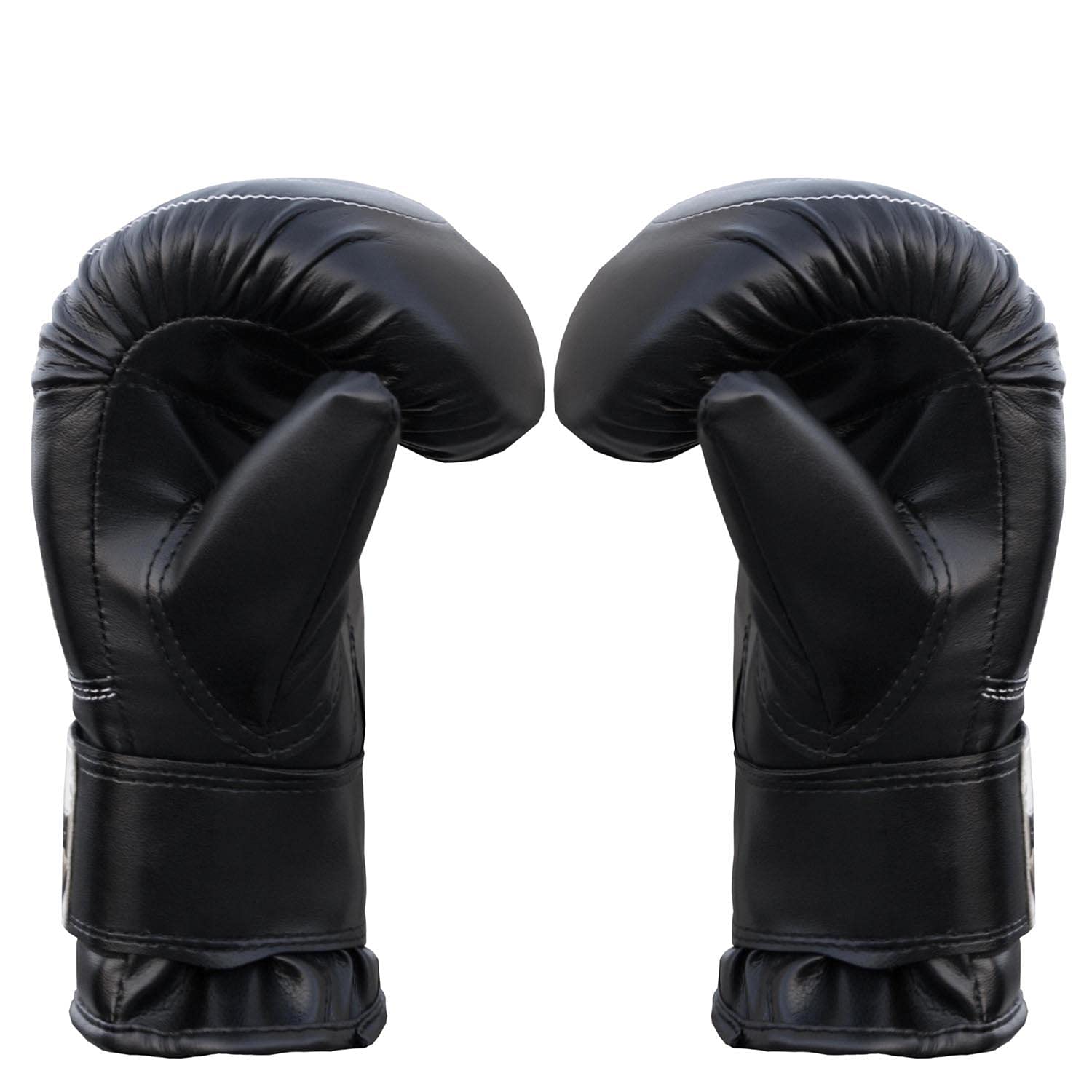 Farabi Sports Boxing Gloves - MMA Muay Thai Kickboxing Training Mitts for Fitness & Gym Workouts - Premium Punching Bag Gloves (Black, Large) - Perfect for Sparring, Heavy Bag Training & Martial Arts Practice
