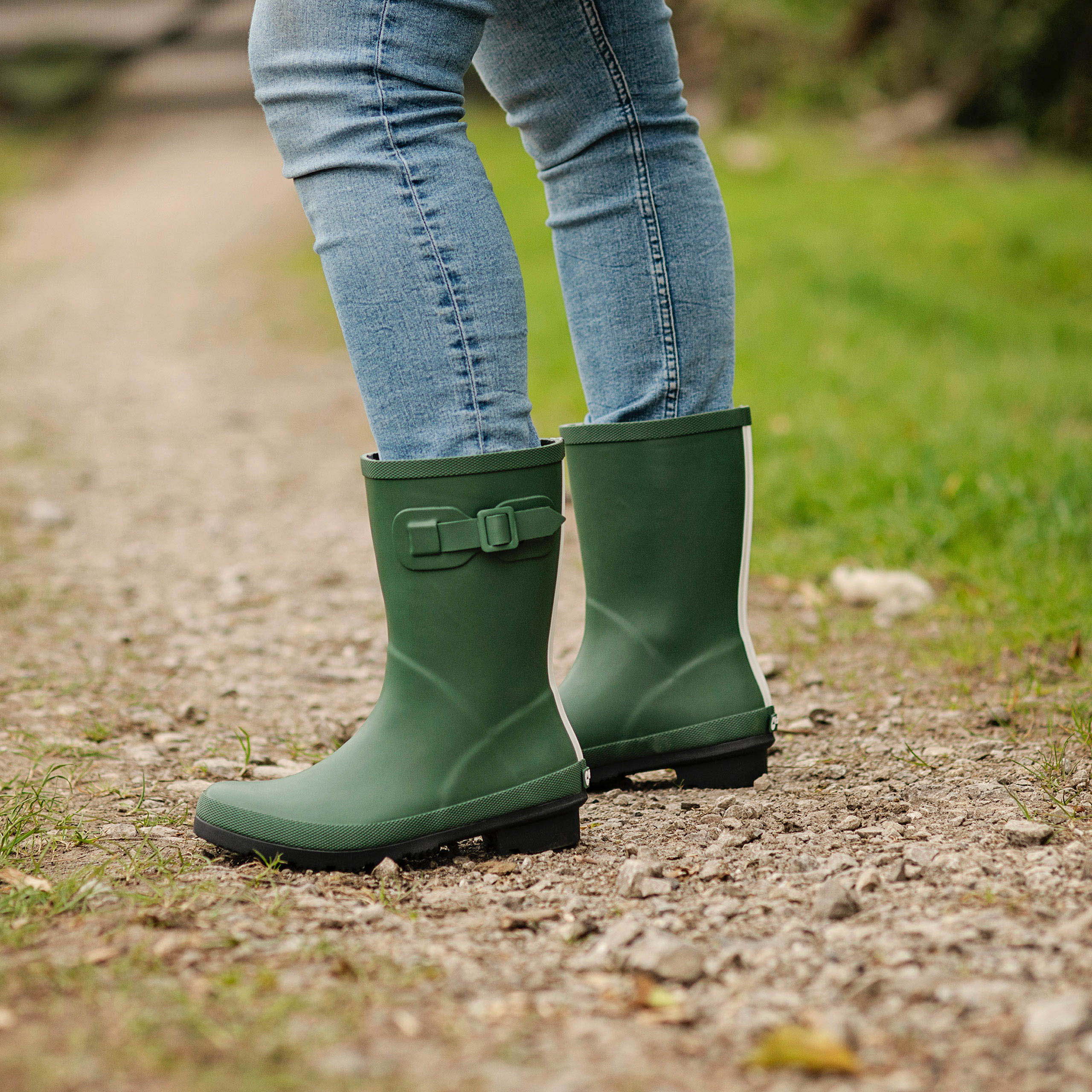 Women's Lyzzick Waterproof Wellington Boots - Comfortable Rain & Garden Boots for Outdoor Activities, Hiking & Farming