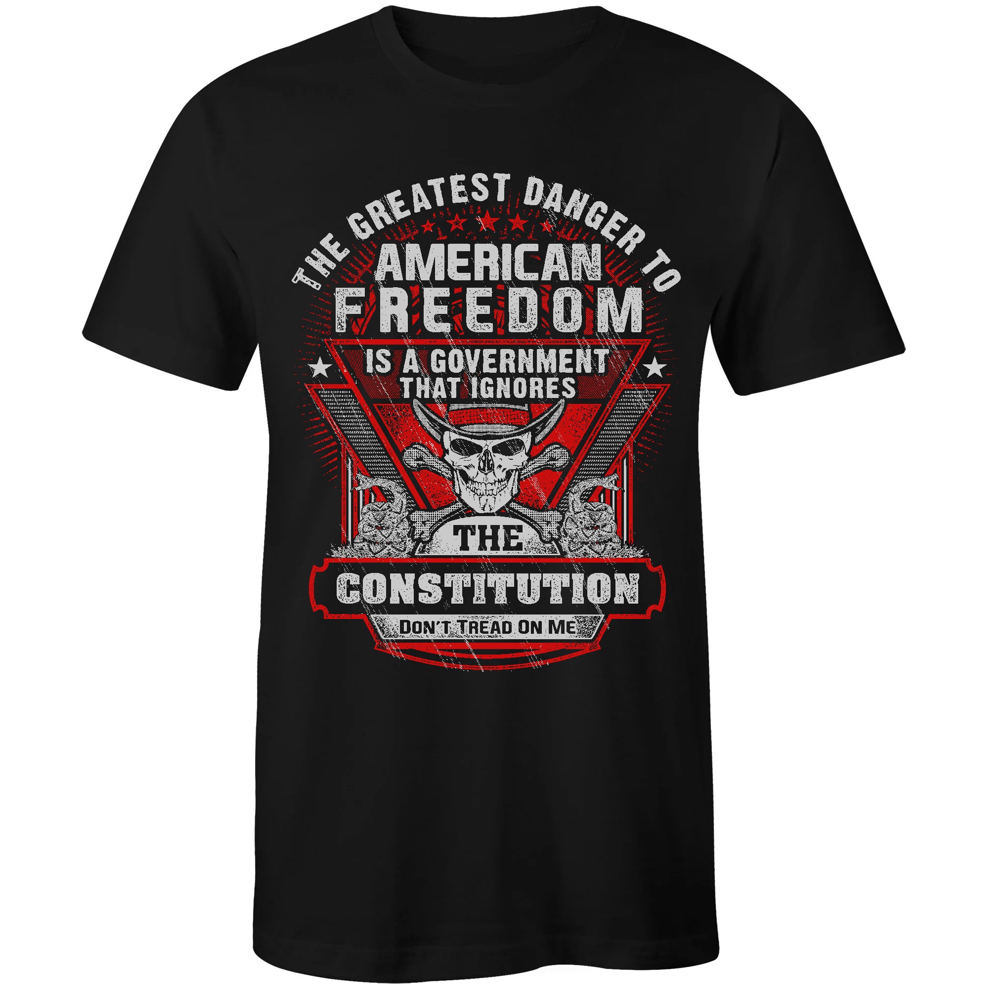 American Freedom Shirt - Patriotic USA Flag T-Shirt for Men & Women | Comfortable Cotton Tee for 4th of July, Veterans Day & Political Events