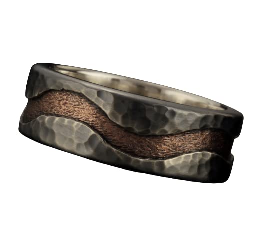 Viking Wedding Ring for Men - Cool Celtic Wedding Band & Engagement Ring RS-1410 - Perfect for Viking-Themed Weddings, Norse Cosplay, and Medieval Reenactments