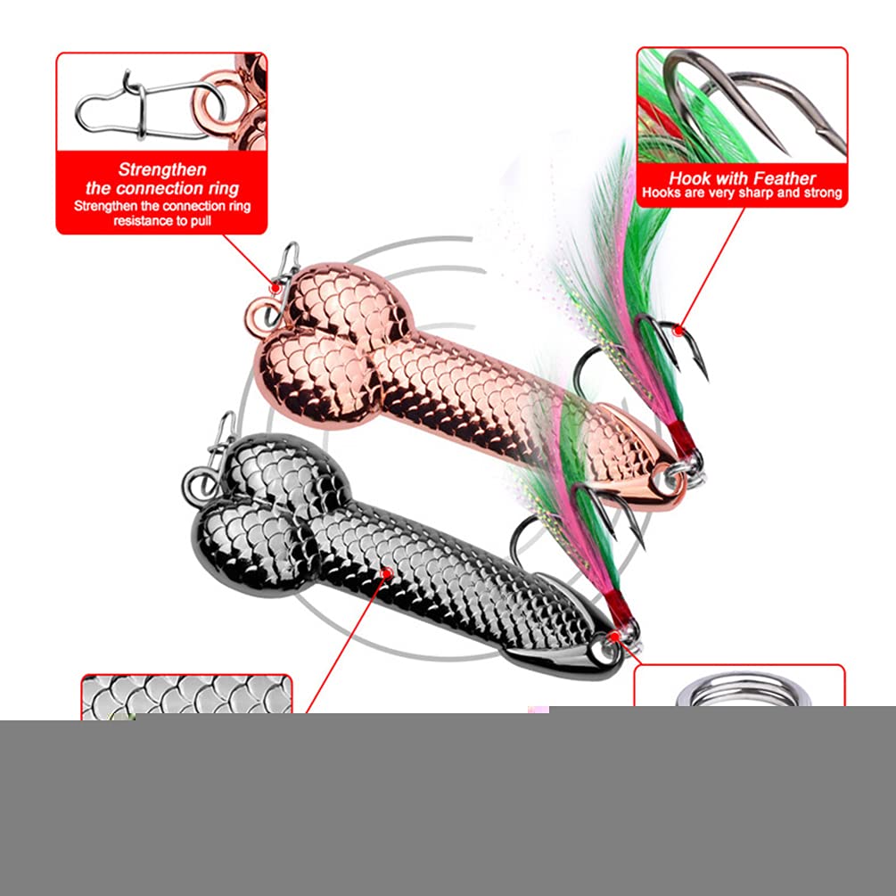 Premium Metal Jig Fishing Lures for Bass, Trout & Walleye - Deep Sea & Freshwater Jigging Lures with Long Shot Slots Hook - Ideal for Saltwater & Freshwater Fishing Adventures