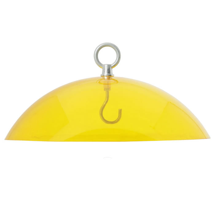 Bright Yellow Weather Dome for Home & Garden - Accurate Outdoor Temperature & Humidity Monitor - Perfect for Patio, Greenhouse, and Backyard Use