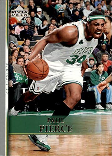 2007-08 Upper Deck #186 Paul Pierce NBA Basketball Trading Card - Rare Collectible for Sports Memorabilia Fans & Card Collectors - Perfect for Display, Investment or Gift Giving