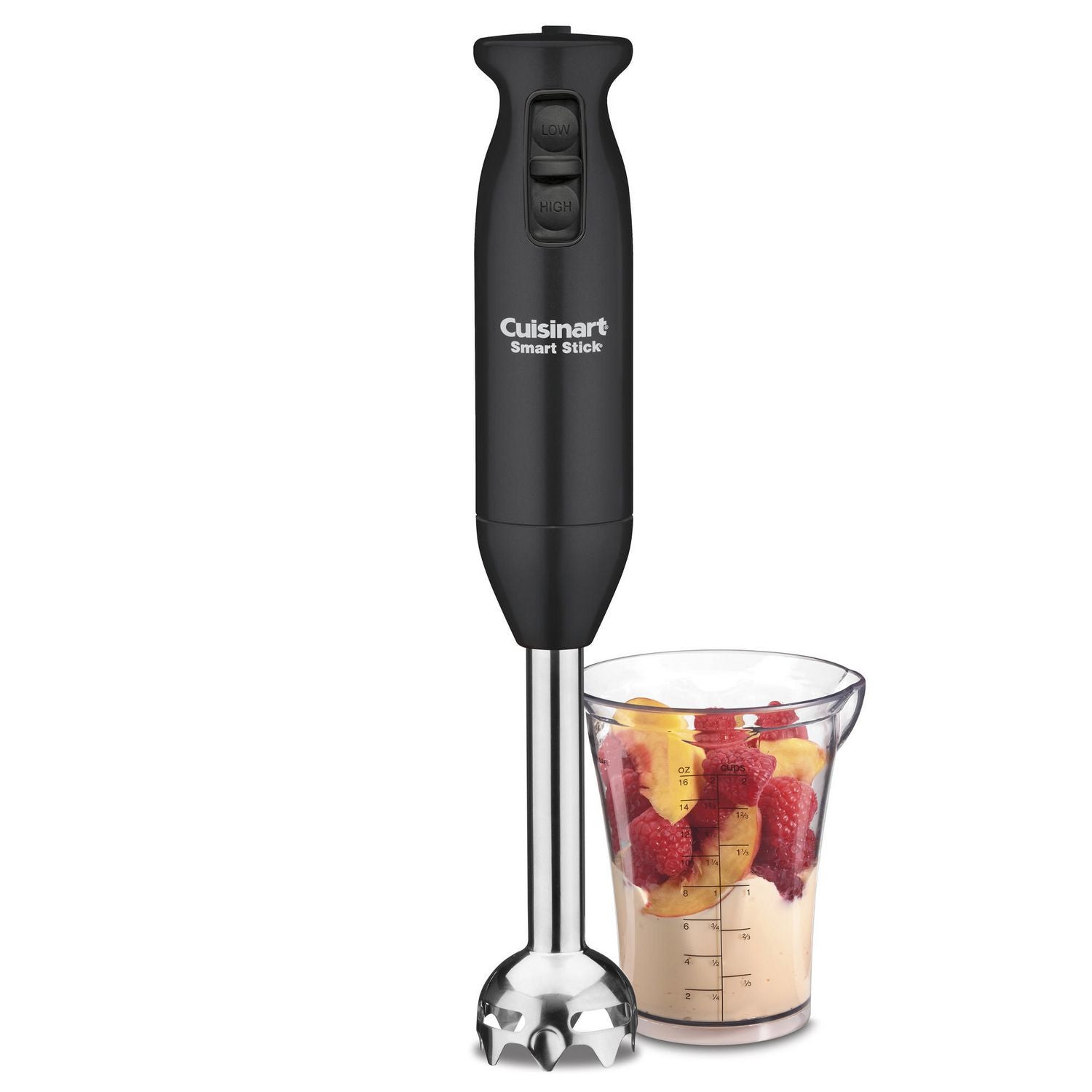 Refurbished Cuisinart CSB-75 Smart Stick 2-Speed Hand Blender with Warranty - Perfect for Smoothies, Soups & Purees in Your Kitchen