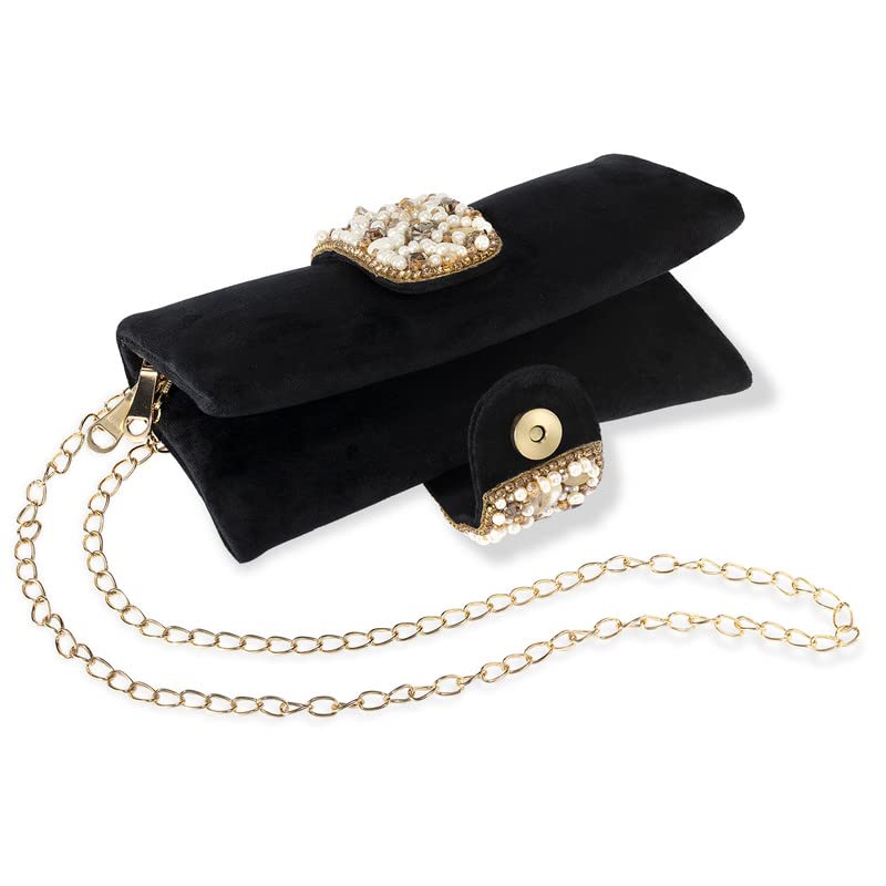 Aheli Handmade Women's Clutch Purse - Elegant Evening Bag for Bridal, Party & Special Occasions | Perfect Gift for Women