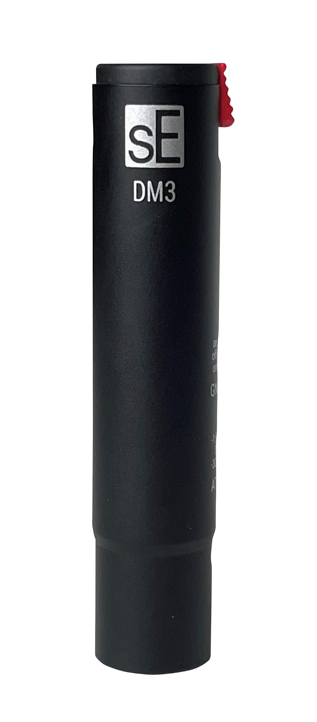 sE Electronics DM3-BLK-DI-U Professional Direct Box for Guitar & Bass - Black | Studio & Live Performance Audio Interface for Clean Signal Routing