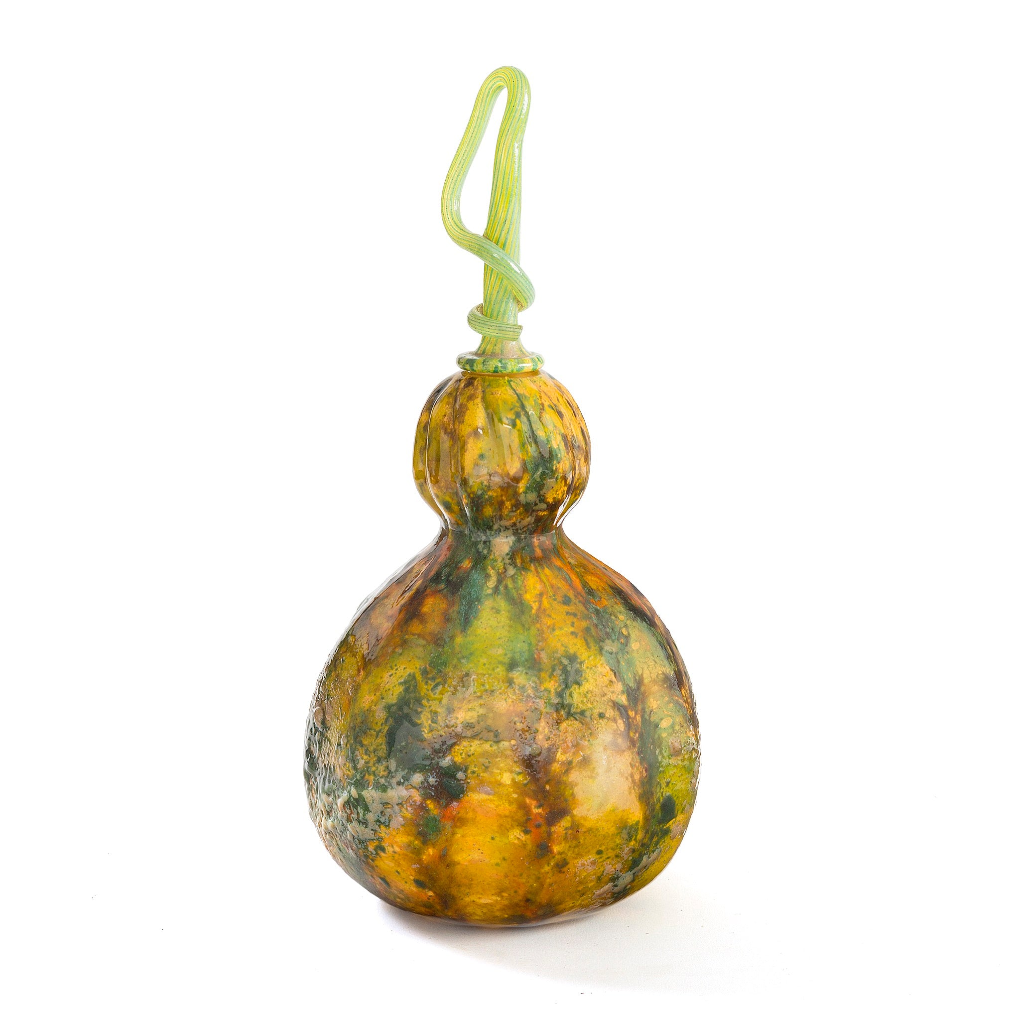Daum Nancy 'Coloquinte' Glass Vase - Handcrafted Art Nouveau Floral Decor for Home, Dining Table & Luxury Gift