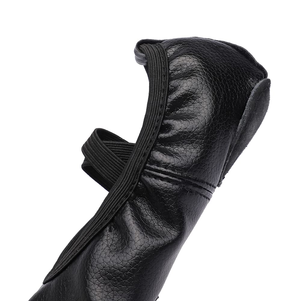 Toddler Girls Ballet Shoes - Leather Split Sole Ballerina Dance Shoes for Kids (Toddler/Little Kid/Big Kid) - Perfect for Dance Class, Recitals & Ballet Practice