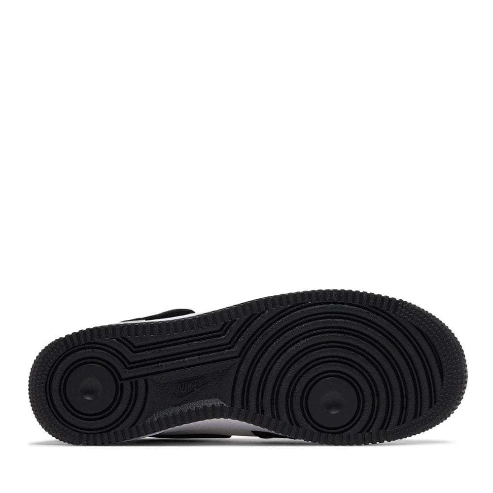 Nike x Stussy Air Force 1 Mid Light Bone Black Sneakers - Men's Basketball Shoes for Streetwear & Casual Outfits (New)