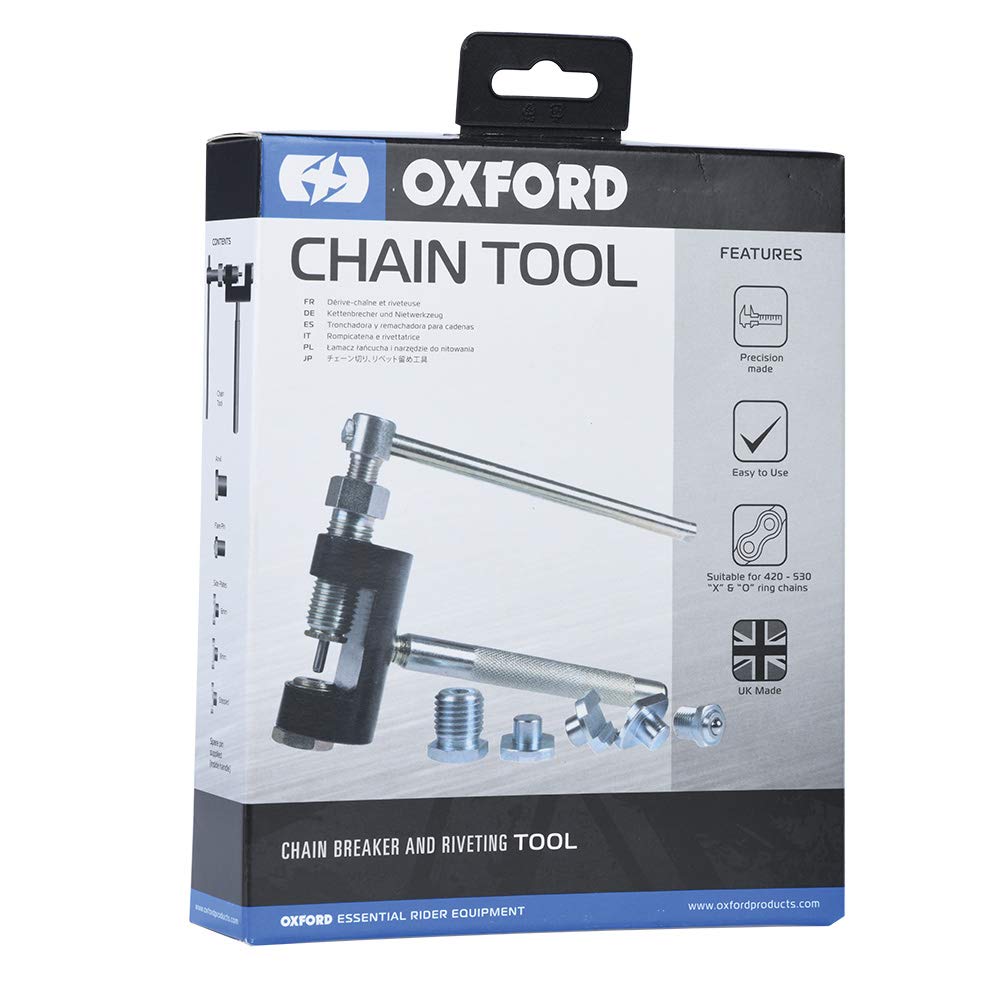 Oxford 3-in-1 Chain Tool - Bike Chain Breaker, Rivet Tool & Chain Pin Extractor for Bicycle Repair & Maintenance - Perfect for Road Bikes, Mountain Bikes & Cycling Enthusiasts