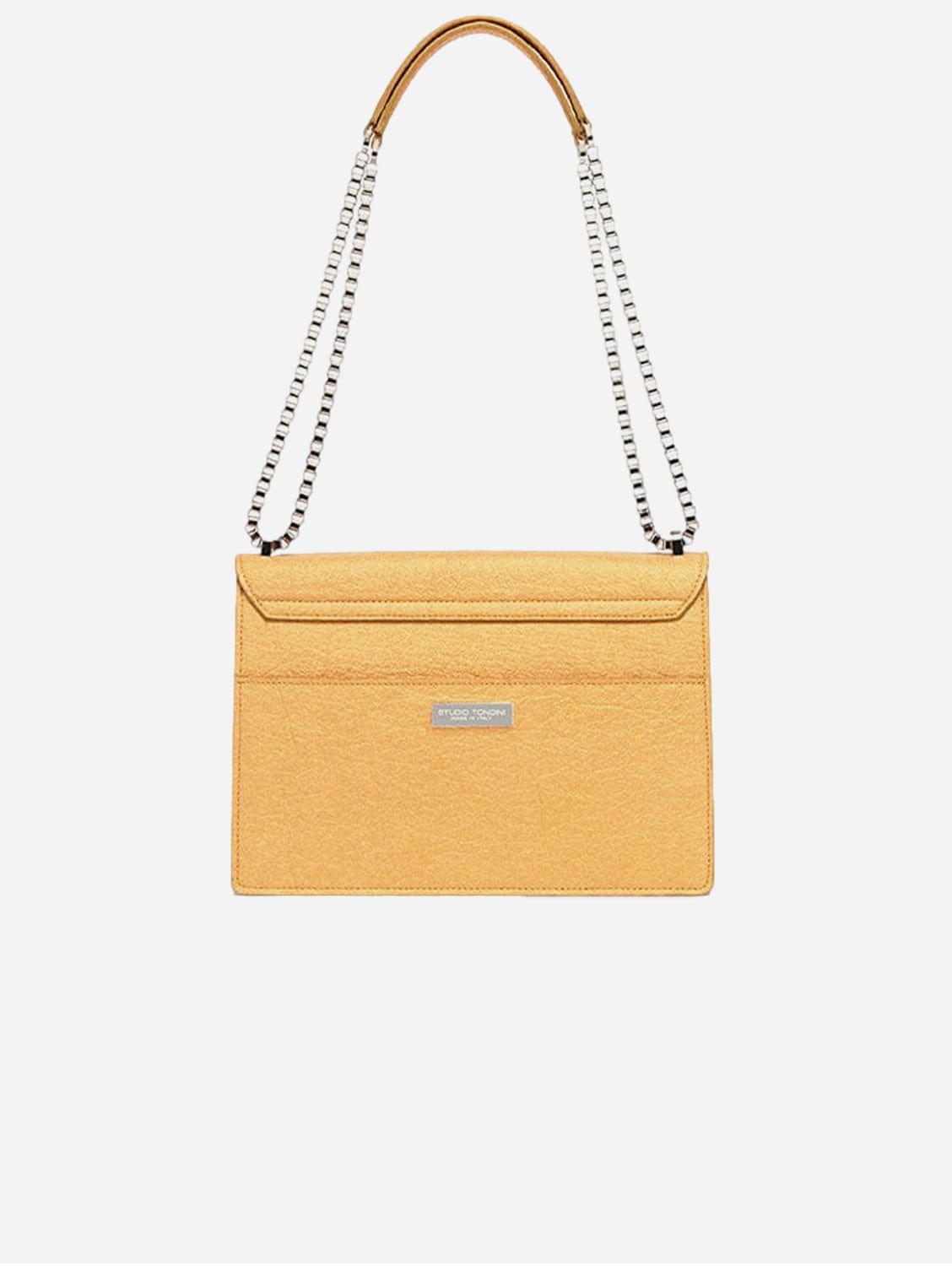 The Cristiana Pinatex® Vegan Leather Shoulder Bag in Antique Gold - Stylish & Sustainable Crossbody Purse for Women, Perfect for Work, Travel & Everyday Use
