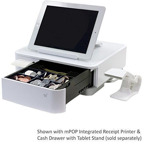 Star Micronics mPOP Handheld USB 1D Barcode Scanner with Stand - White | Compact Retail & Inventory Scanner for Small Businesses | Perfect for POS, Warehouse, and Store Checkout Systems