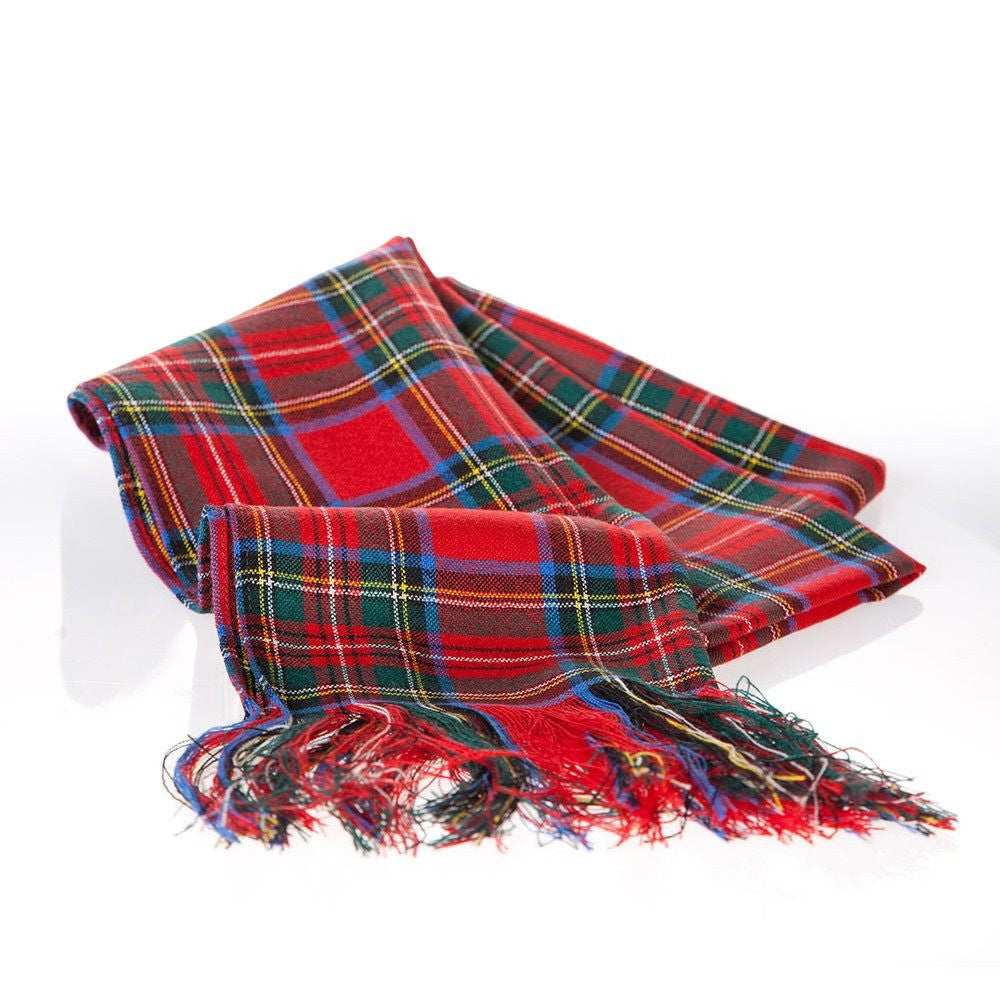 Premium Worsted Wool Tartan Sashes - 15 Authentic Scottish Plaid Patterns for Formal Events, Weddings & Highland Dress Accessories