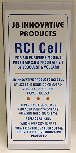 Ecoquest Fresh Air 2.0 & 2.1 Replacement Green Air RCI Cell - Purifier Filter for Home & Office Air Cleaning