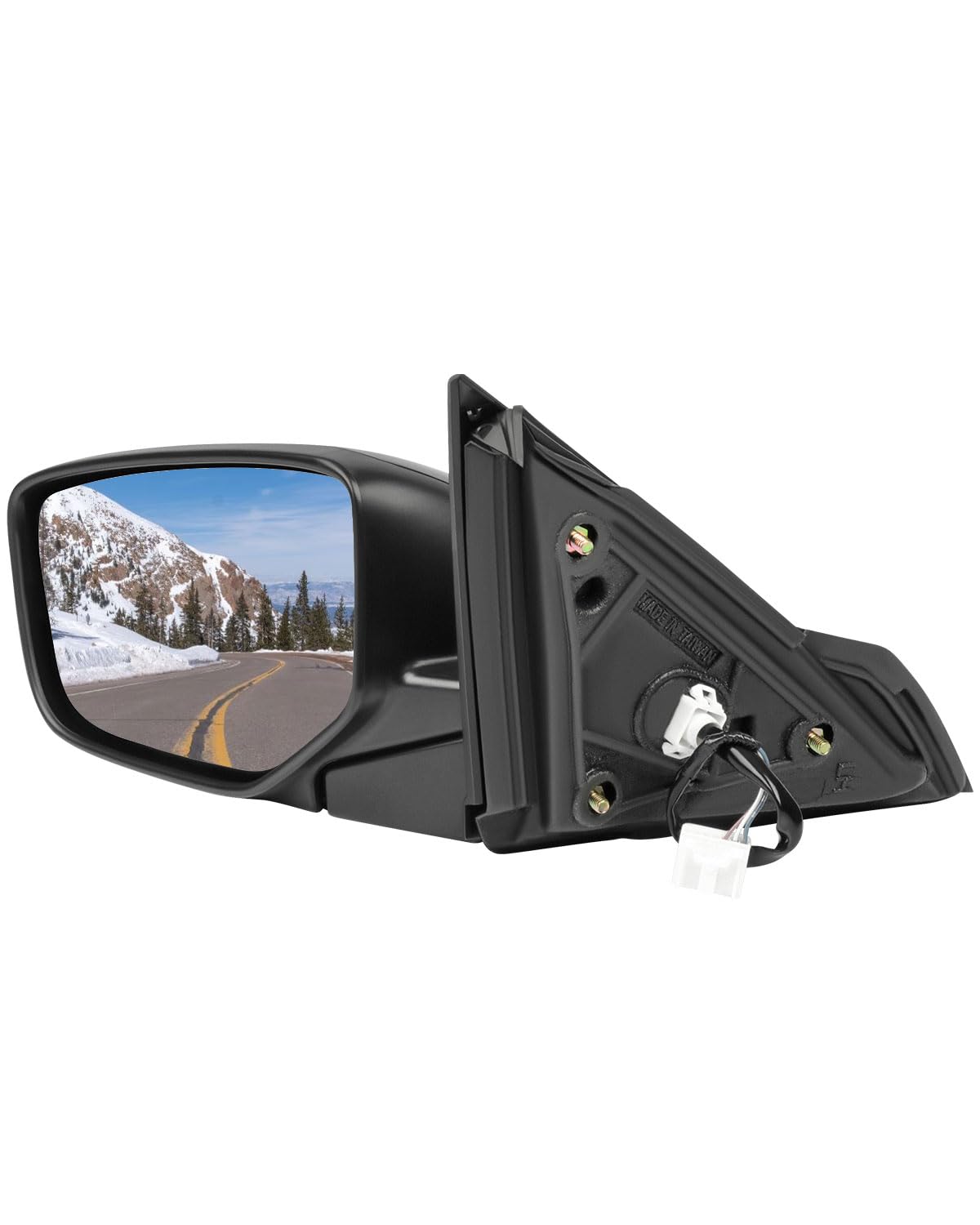 CCiyu Power Adjustable Manual Folding Left Side Exterior Mirror Replacement for 2007-2014 Jeep Compass - Perfect for Off-Roading & Daily Commuting