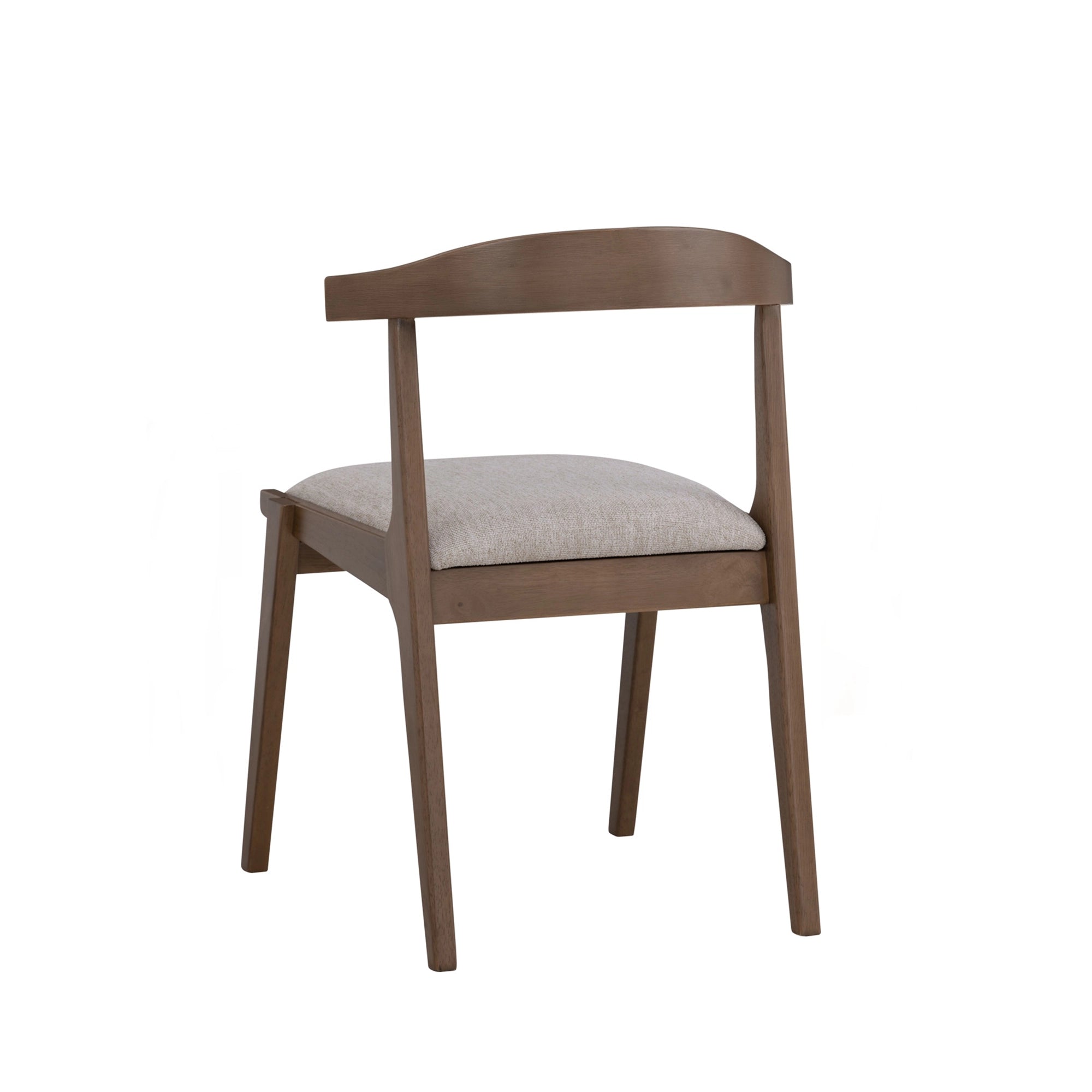 Roger Dining Chair - Modern Wooden Dining Room Chair with Upholstered Seat - Perfect for Kitchen, Dining Room, and Home Office Use