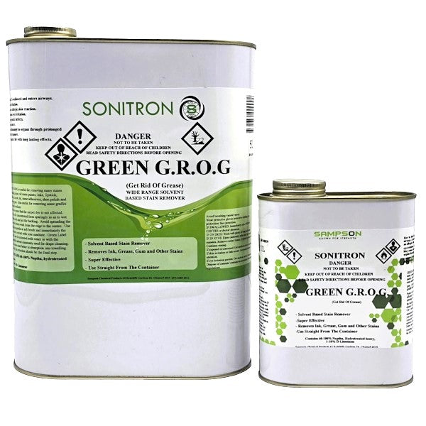 Sonitron Green GROG Carpet Cleaner Pre-Spray Solution | Eco-Friendly Stain Remover for Carpets & Upholstery | Perfect for Home, Office & Pet Stain Removal