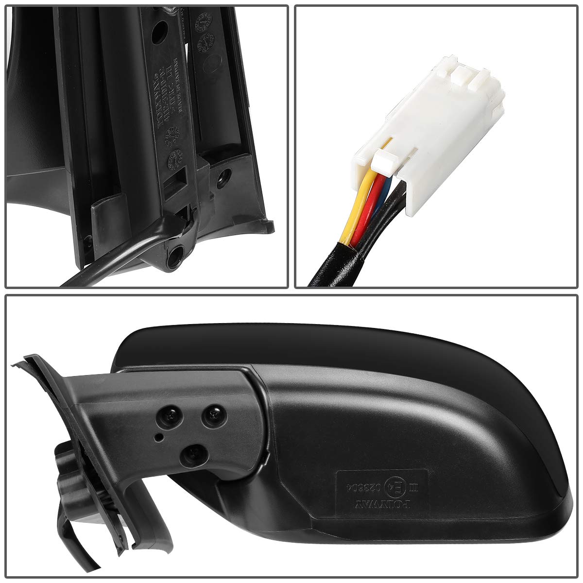 Auto Dynasty MA1320154 MA1321154 Pair OE Style Powered & Heated Side View Mirrors - Compatible with 2007-2012 Mazda CX7 | Perfect for Winter Driving & Enhanced Visibility