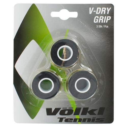 Volkl V-Dry Grip Overgrip | High-Performance Tennis Grip for Enhanced Control & Comfort | Neon Green, 3-Pack | Perfect for Competitive Play & Training