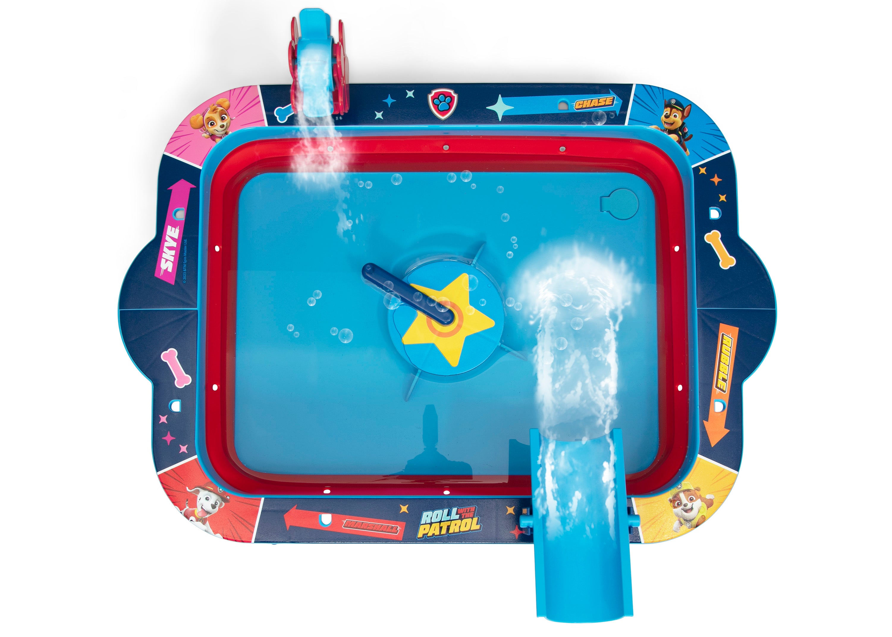 PAW Patrol Collapsible Water Activity Table for Kids - Portable Outdoor Water Play Table for Toddlers - Perfect for Backyard, Pool, and Beach Fun