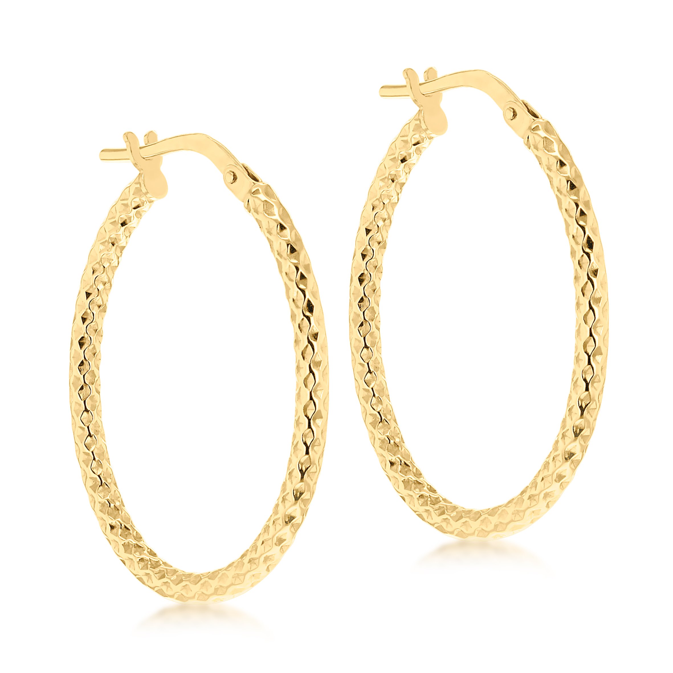Carissima 9ct Yellow Gold Women's Earrings - Elegant Hoop Earrings for Women, Perfect for Weddings, Parties & Everyday Wear