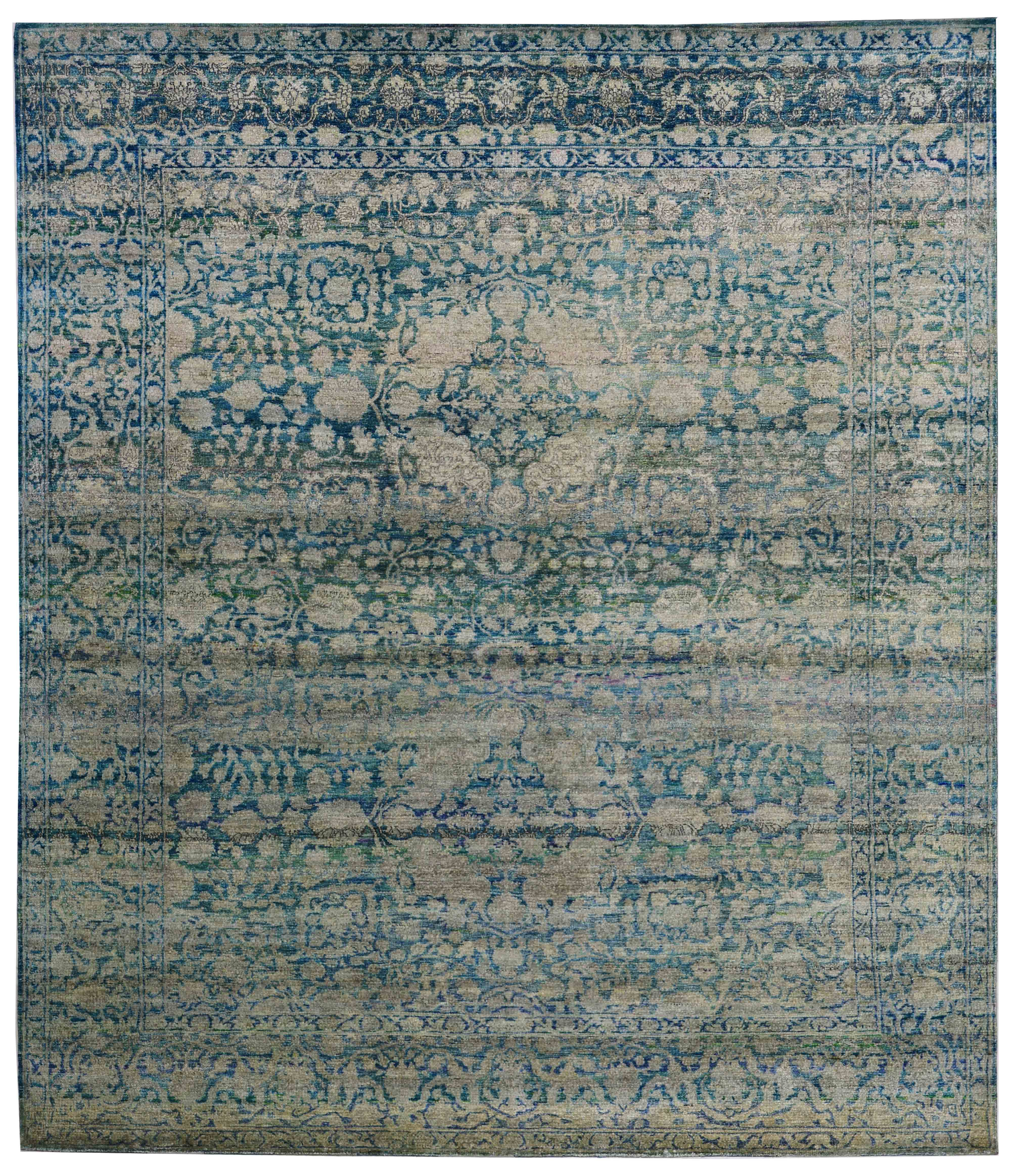 Handwoven Amritsar Transitional Area Rug J77148 - Perfect for Living Room, Bedroom, or Office Decor