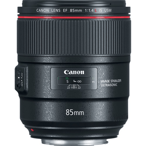 Canon EF 85mm f/1.4L IS USM Lens - Professional Portrait Photography Lens with Image Stabilization for DSLR Cameras - Perfect for Weddings, Studio Portraits & Low Light Shooting