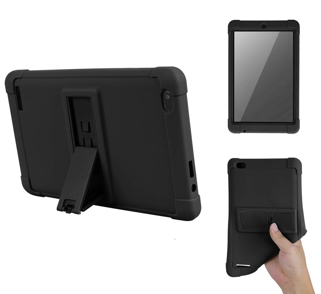 Onn 8 Inch Tablet Case with Kickstand - Shockproof Silicone Cover & PC Stand for Onn 8