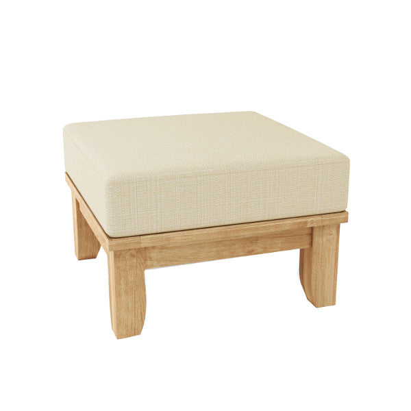 Luxury Deep Seating Ottoman - Premium Upholstered Footrest & Storage Bench for Living Room, Bedroom, or Patio - Perfect for Relaxing, Extra Seating & Home Decor