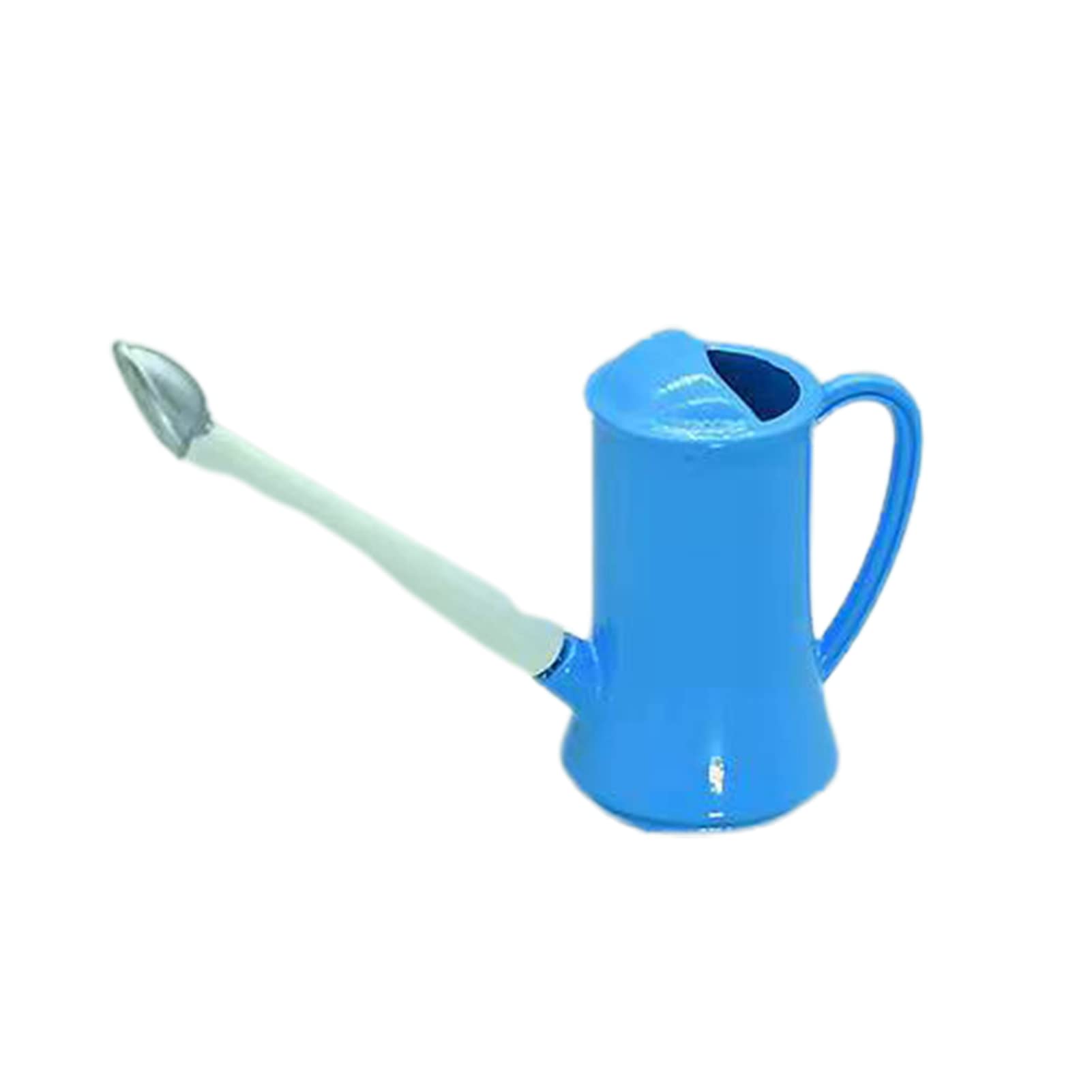 1/12 Scale Miniature Watering Can - Small Dollhouse Plant Waterer with Long Spout, Tiny Fairy Garden Tool for Succulents & Mini Plants (Blue) | Perfect for Dollhouse Decor, Fairy Gardens & Miniature Landscapes