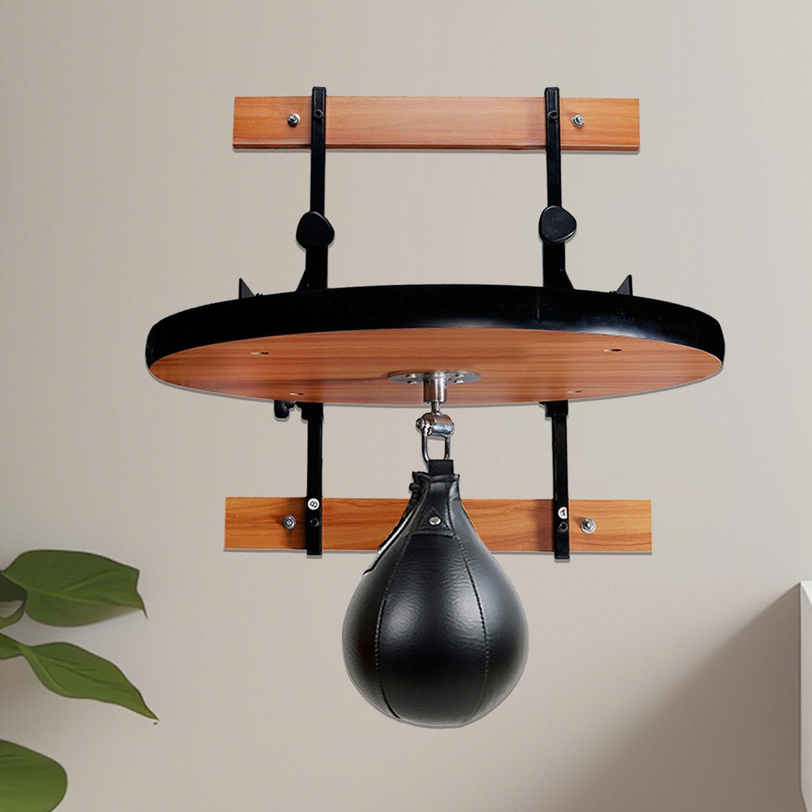 Professional Adjustable Wall Mounted Speed Bag with Platform - Perfect for Boxing Training, Home Gym & Fitness Workouts