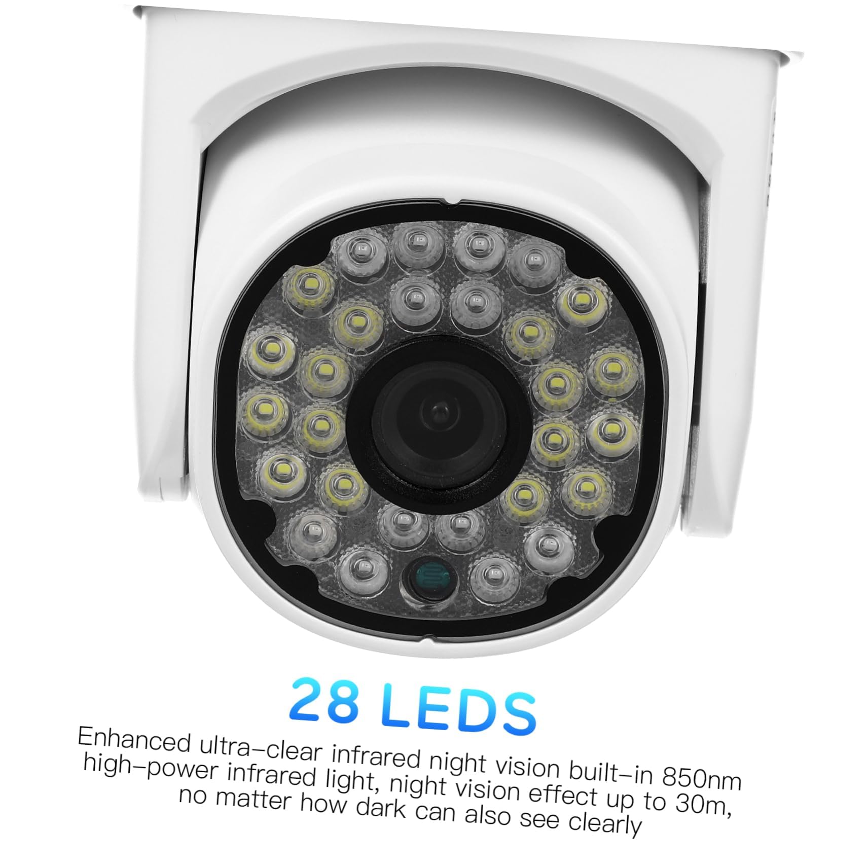 Wireless Security Camera Indoor Outdoor - HOMSFOU 1080P HD WiFi Home Surveillance Camera with Night Vision, 2-Way Audio, Motion Detection for House, Baby Monitor & Pet Camera