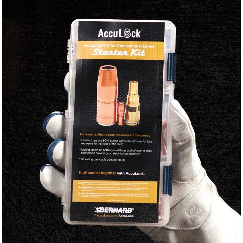 Bernard Acculock S Conversion Kit for Conventional Liners ALCSK 1 - Upgrade Your Welding Equipment for Precision & Efficiency - Perfect for MIG Welding, Fabrication & Metalworking Projects