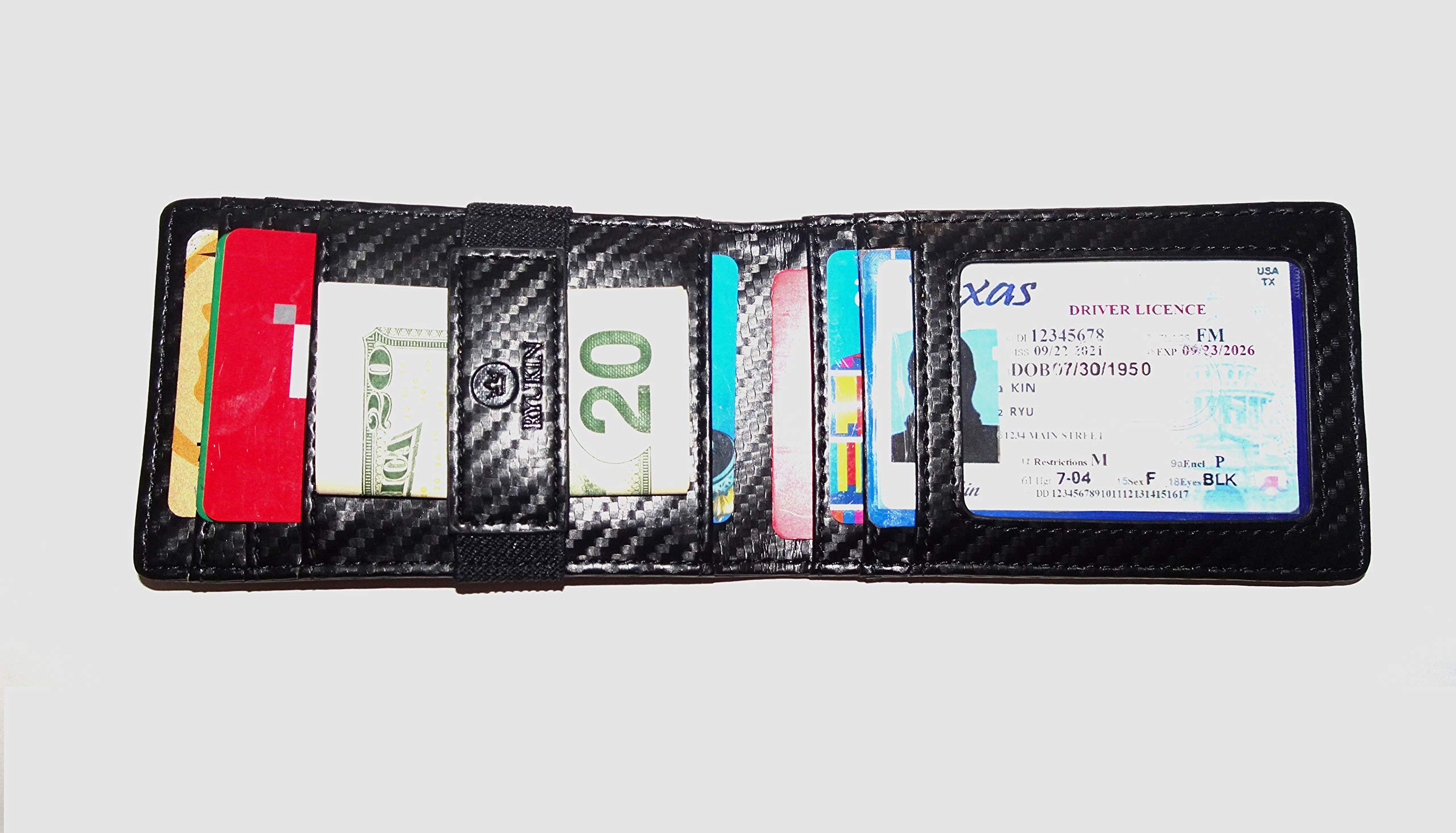 Slim RFID Blocking Tactical Wallet for Men - Minimalist Front Pocket Card Holder with Money Clip - Perfect for Travel, Everyday Carry & Gifts