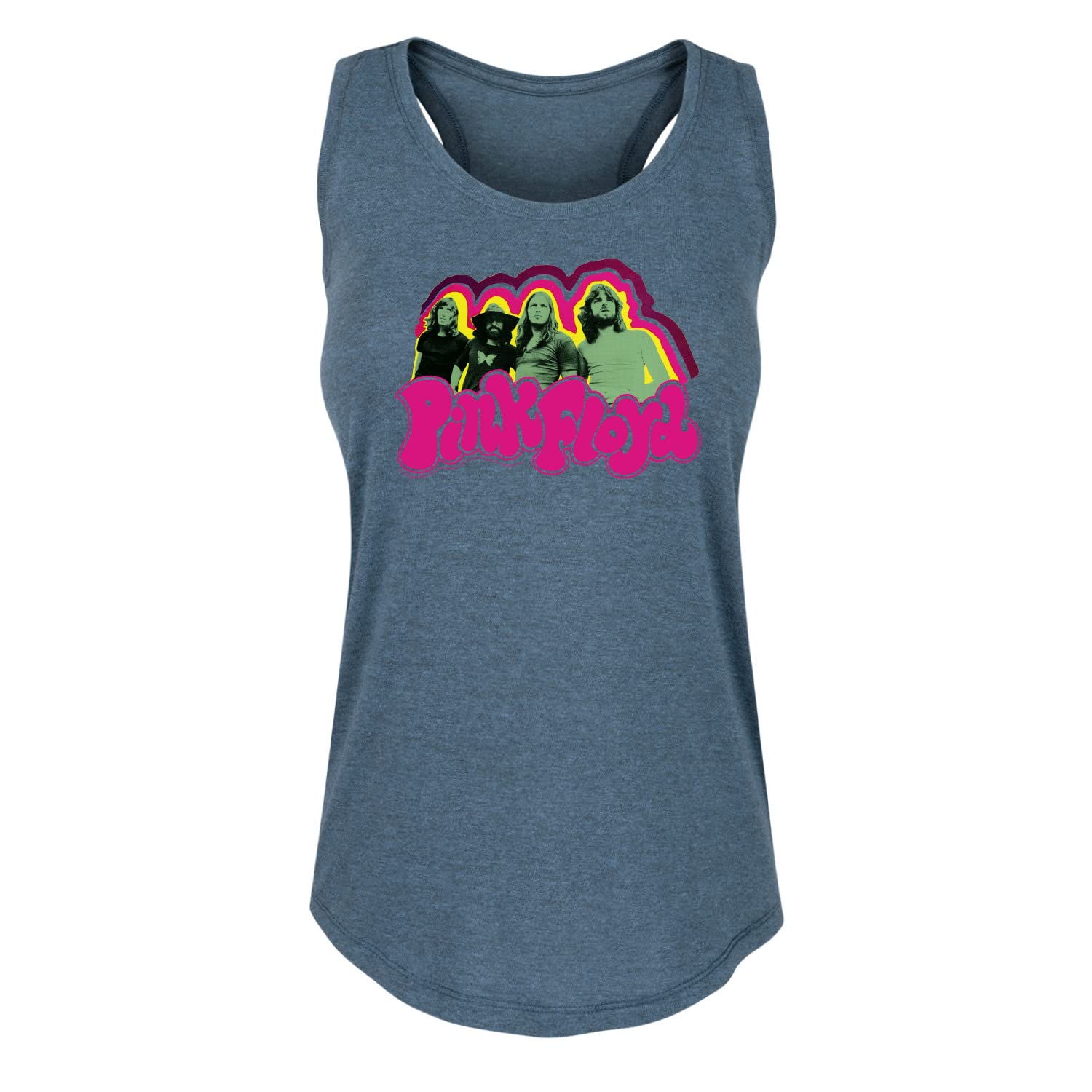 Pink Floyd Women's Racerback Tank Top | Vintage Band Graphic Tee | Soft Breathable Fabric | Perfect for Concerts, Festivals & Casual Wear