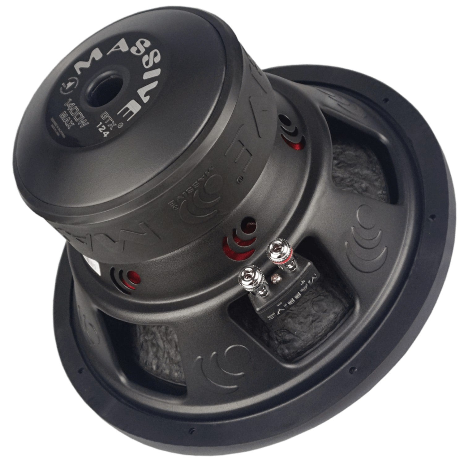 GTX124 12-Inch 700 Watts RMS Dual 4 Ohm Car Subwoofer - Powerful Bass for Car Audio Systems, Home Theater & Music Enthusiasts