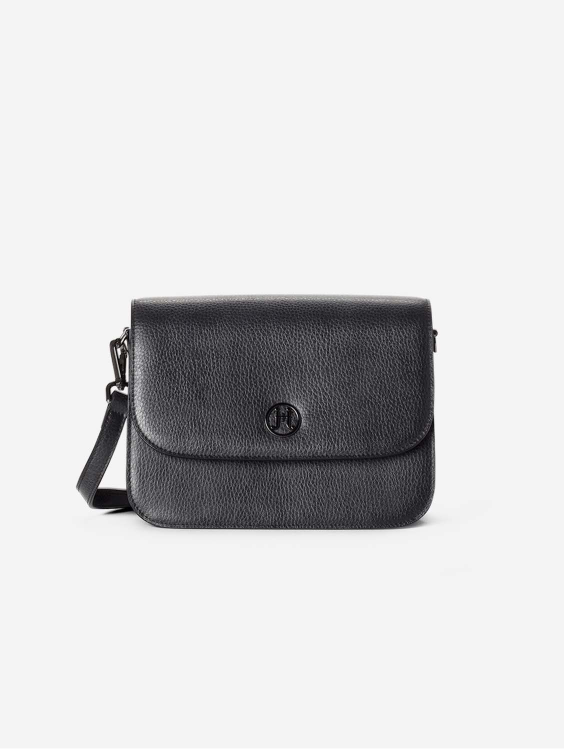 Harmony MIRUM® Vegan Leather Crossbody Bag for Women | Black | Eco-Friendly & Cruelty-Free | Perfect for Work, Travel & Everyday Use