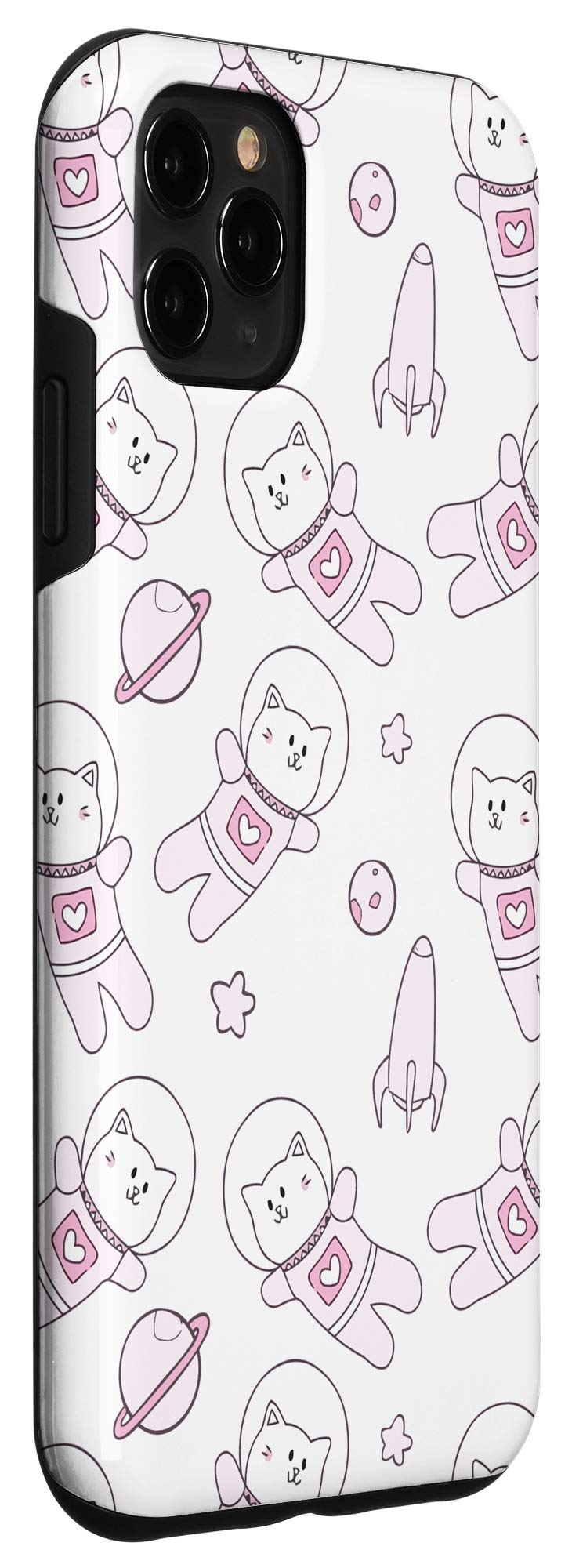 iPhone 11 Pro Max Case - Cute Space Cat Astronaut Design | Perfect Gift for Cat Lovers | Durable Protective Phone Cover for Work, Travel & Everyday Use