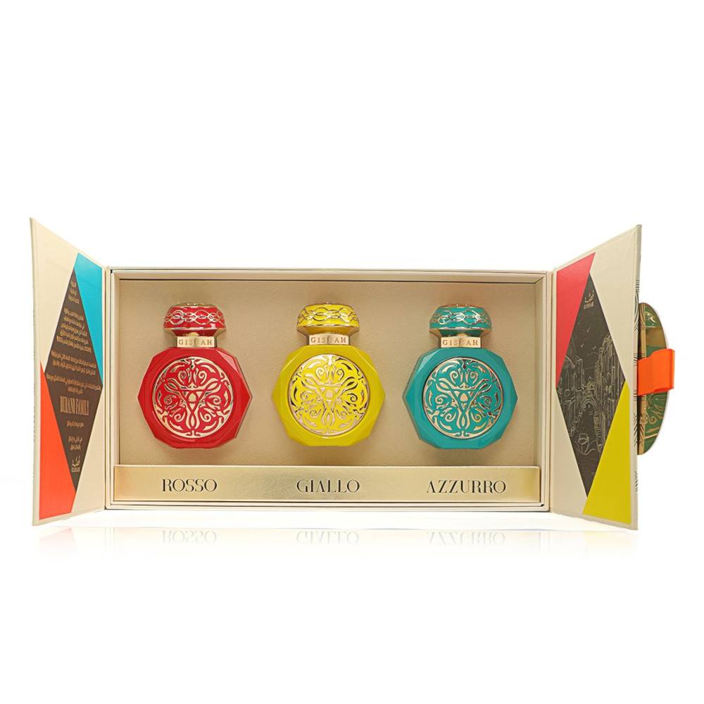 Burano Family Set EDP Perfume - 3 x 30ml Luxury Fragrance Gift Set for Women & Men | Perfect for Daily Wear, Special Occasions & Travel
