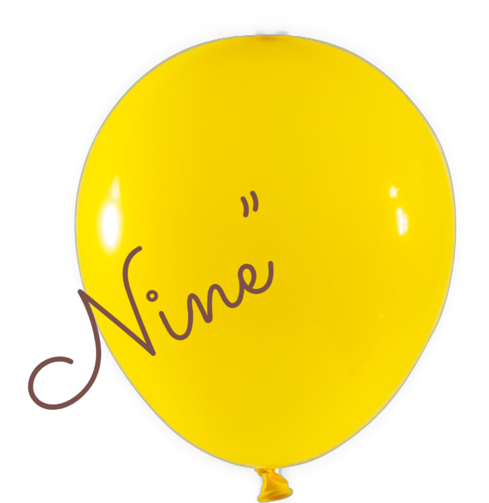 100-Pack 9-Inch Yellow Latex Balloons for Parties, Birthdays, and Decorations | High-Quality Latex Party Balloons for Events and Celebrations